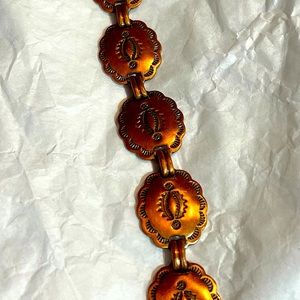 Copper bracelet Native American style